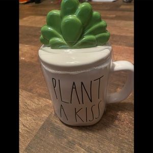 Rae Dunn plant a kiss coffee mug